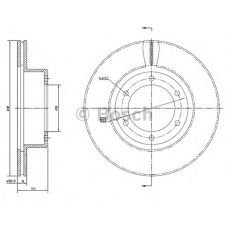 0 986 BB4 293 BOSCH Тормозной диск