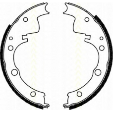 8100 10436 TRISCAN Комплект тормозных колодок