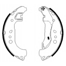 8DB 355 022-131 HELLA Комплект тормозных колодок