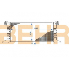 2109717 BEHR Radiator