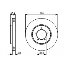 0 986 479 427 BOSCH Тормозной диск