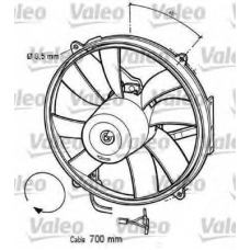 696063 VALEO Вентилятор, охлаждение двигателя