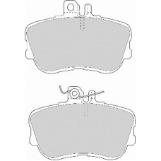 FD6583A NECTO Комплект тормозных колодок, дисковый тормоз