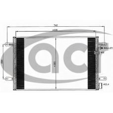 300555 ACR Конденсатор, кондиционер
