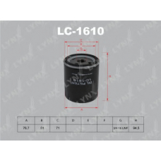 LC-1610 LYNX Фильтр масляный