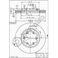 09.5055.10 BREMBO Тормозной диск