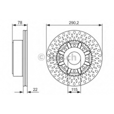 0 986 479 610 BOSCH Тормозной диск