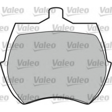 551604 VALEO Комплект тормозных колодок, дисковый тормоз