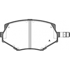 BPA0478.02 OPEN PARTS Комплект тормозных колодок, дисковый тормоз