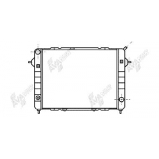 37002098 VAN WEZEL Радиатор, охлаждение двигателя