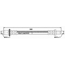 FBH6076 FIRST LINE Тормозной шланг