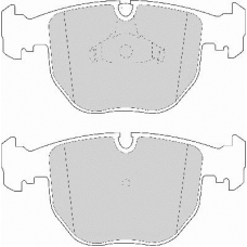 FD6809A NECTO Комплект тормозных колодок, дисковый тормоз