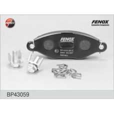 BP43059 FENOX Комплект тормозных колодок, дисковый тормоз