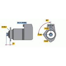 0 001 416 036 BOSCH Стартер