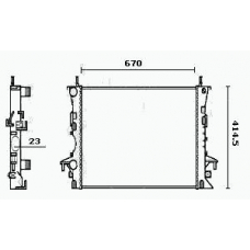 RM0411 EQUAL QUALITY Радиатор, охлаждение двигателя