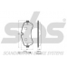 1501223364 S.b.s. Комплект тормозных колодок, дисковый тормоз