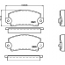 2042102 TEXTAR Комплект тормозных колодок, дисковый тормоз