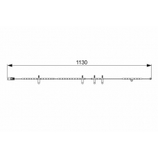 1 987 473 016 BOSCH Сигнализатор, износ тормозных колодок