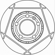 1815304758 S.b.s. Тормозной диск