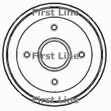 FBR741 FIRST LINE Тормозной барабан