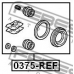 0375-REF FEBEST Ремкомплект, тормозной суппорт