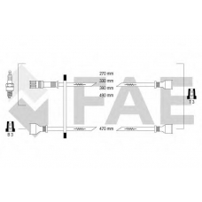 83050 FAE Ккомплект проводов зажигания
