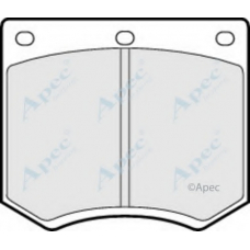 PAD626 APEC Комплект тормозных колодок, дисковый тормоз