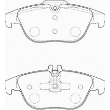 FD7303A NECTO Комплект тормозных колодок, дисковый тормоз