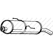190-603 BOSAL Глушитель выхлопных газов конечный