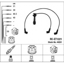 44261 NGK Комплект проводов зажигания