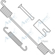 KIT996 APEC Комплектующие, тормозная колодка