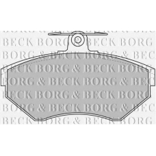 BBP1620 BORG & BECK Комплект тормозных колодок, дисковый тормоз