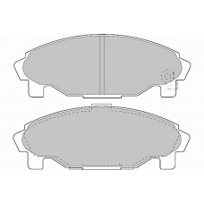 FD6906A NECTO Комплект тормозных колодок, дисковый тормоз