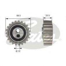 T43201 GATES Натяжной ролик, ремень грм