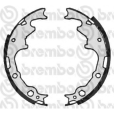 S 10 502 BREMBO Комплект тормозных колодок