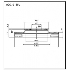 ADC 0169V Allied Nippon Гидравлические цилиндры