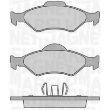 363916060251 MAGNETI MARELLI Комплект тормозных колодок, дисковый тормоз