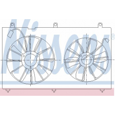 85270 NISSENS Вентилятор, охлаждение двигателя