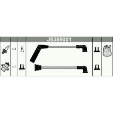 J5385001 NIPPARTS Комплект проводов зажигания