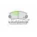 35-0379 KAGER Комплект тормозных колодок, дисковый тормоз
