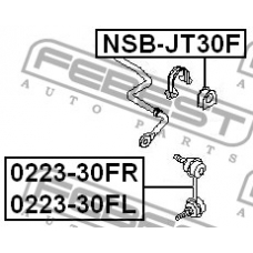 NSB-JT30F FEBEST Опора, стабилизатор