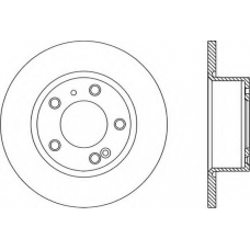 BDR1116.10 OPEN PARTS Тормозной диск