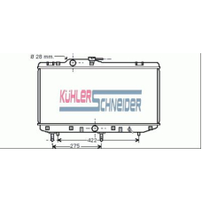 3232301 KUHLER SCHNEIDER Радиатор, охлаждение двигател