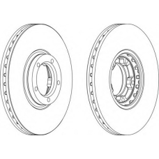DDF849-1 FERODO Тормозной диск