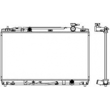 3461-8506 SAKURA  Automotive Радиатор, охлаждение двигателя