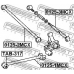 0125-2MCX FEBEST Рычаг независимой подвески колеса, подвеска колеса
