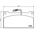 8DB 355 005-451 HELLA Комплект тормозных колодок, дисковый тормоз