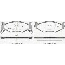 8110 10517 TRIDON Brake pads