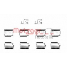 Z 1246 METZGER Комплектующие, колодки дискового тормоза