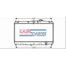 0105901 KUHLER SCHNEIDER Радиатор, охлаждение двигател